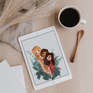 Feather Mother's Day Illustration - Digital Copy.